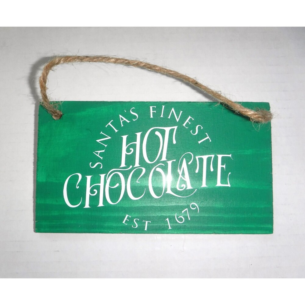 Small Wooden Holiday Signs w/ Sayings